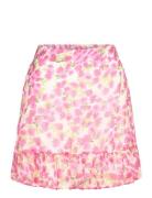 Vmsmilla H/W Short Skirt Wvn Ga Kort Nederdel Pink Vero Moda