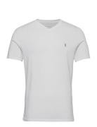Tonic V-Neck Tops T-Kortærmet Skjorte White AllSaints