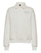 Amira Sweater Tops Sweatshirts & Hoodies Sweatshirts White Gina Tricot