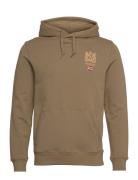 Trenton Hood Designers Sweatshirts & Hoodies Hoodies Brown Morris