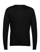 Panos Emporio Wool Long Sleeve Top Tops T-Langærmet Skjorte Black Pano...