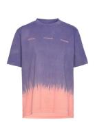 Kjerag Dye Tee Tops T-shirts & Tops Short-sleeved Multi/patterned HOLZ...