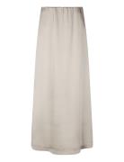 Odile Maxi Skirt Knælang Nederdel Cream Second Female