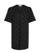 Vinanna 2/4 Sleeve Dress Kort Kjole Black Vila