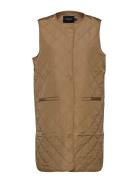 Slumina Waistcoat Vests Padded Vests Brown Soaked In Luxury