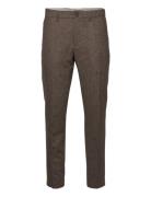 Slhslim-Adrian Trs B Noos Bottoms Trousers Formal Brown Selected Homme