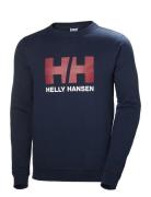 Hh Logo Crew Sweat Sport Sweatshirts & Hoodies Sweatshirts Blue Helly ...