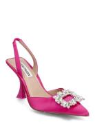 Neala Sandal Shoes Heels Pumps Sling Backs Pink Steve Madden