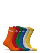 Tre Crw Sck 6Pp Sport Socks Regular Socks Multi/patterned Adidas Origi...