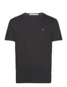Ck Embro Badge Tee Tops T-Kortærmet Skjorte Black Calvin Klein Jeans