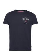 Arch Varsity Tee Tops T-Kortærmet Skjorte Navy Tommy Hilfiger