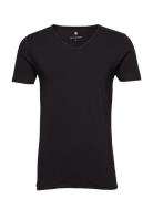 Jbs Of Dk T-Shirt V-Neck Tops T-Kortærmet Skjorte Black JBS Of Denmark