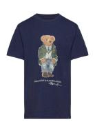 Polo Bear Cotton Jersey Tee Tops T-Kortærmet Skjorte Navy Ralph Lauren...