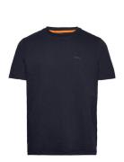 Te_Slub Tops T-Kortærmet Skjorte Blue BOSS