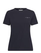 1985 Reg Mini Corp Logo C-Nk Ss Tops T-shirts & Tops Short-sleeved Bla...