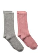 Knee Socks Pointelle  Sokker Strømper Multi/patterned Minymo