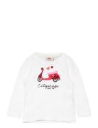 Kmgkita Reg L/S Heart Slit Top Box Tops T-shirts Long-sleeved T-Skjort...