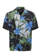 Onsdan Life Reg Ss Aop Visc Shirt 8671 Tops Shirts Short-sleeved Green...