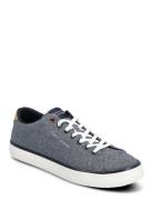 Th Hi Vulc Low Chambray Low-top Sneakers Blue Tommy Hilfiger