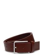 Warmth Smooth 35Mm Accessories Belts Classic Belts Brown Calvin Klein