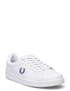 B721 Lthr / Towelling Low-top Sneakers White Fred Perry