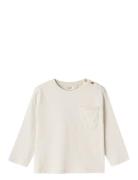 Nmmdolan Ls Loose Top Lil Tops T-shirts Long-sleeved T-Skjorte White L...