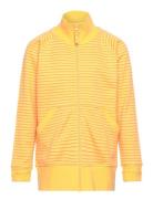 Zip Sweater Tops Sweatshirts & Hoodies Sweatshirts Yellow Geggamoja