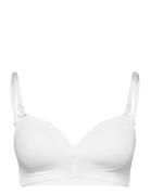 Bra Nursing Bra Matt And Shiny Lingerie Bras & Tops Maternity Bras Whi...