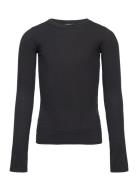 T-Shirt Long-Sleeve Tops T-shirts Long-sleeved T-Skjorte Black Sofie S...