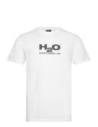 Logo Tee Tops T-Kortærmet Skjorte White H2O