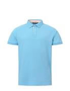 Mens Crail Drycool Polo Tops Knitwear Short Sleeve Knitted Polos Blue ...