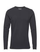 Long Sleeve Slim Tops T-Langærmet Skjorte Navy Bread & Boxers