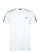 C Tape Ringer T-Shirt Tops T-Kortærmet Skjorte White Fred Perry