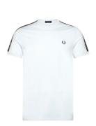 Taped Ringer T-Shirt Tops T-Kortærmet Skjorte White Fred Perry