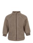Wool Jacket Outerwear Fleece Outerwear Fleece Jackets Beige Mikk-line