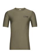 Essentials Cali S/Slv Skins Sport T-Kortærmet Skjorte Green O'neill