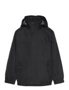 Shell Jacket Outerwear Rainwear Jackets Black Color Kids