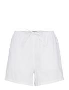 Relaxed Linen Blend Shorts Bottoms Shorts Casual Shorts White Gina Tri...