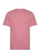 T-Shirts Short Sleeve Tops T-Kortærmet Skjorte Pink Marc O'Polo