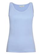 Arvidapw To Tops T-shirts & Tops Sleeveless Blue Part Two