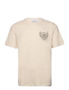 Chad T-Shirt Tops T-Kortærmet Skjorte Cream Les Deux