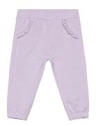 Pants Sweat Bottoms Sweatpants Purple Minymo