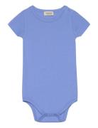 Plain Body Ss Bodies Short-sleeved Blue MarMar Copenhagen