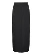 Vmmathilde Mr Tailored Long Skirt D2 Lang Nederdel Black Vero Moda