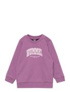 Hmlfast Lime Sweatshirt Sport Sweatshirts & Hoodies Sweatshirts Purple...