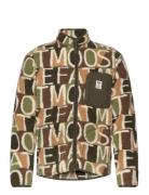 Trevor Fleece Jacket Aop Tops Sweatshirts & Hoodies Fleeces & Midlayer...