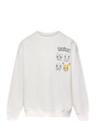 Pokemon Sweatshirt Tops Sweatshirts & Hoodies Sweatshirts White Mango
