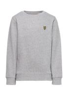Classic Crew Neck Fleece Tops Sweatshirts & Hoodies Sweatshirts Grey L...