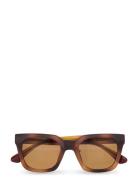 Nancy Accessories Sunglasses D-frame- Wayfarer Sunglasses Brown A.Kjær...