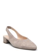 Slingback Shoes Heels Pumps Sling Backs Beige Gabor